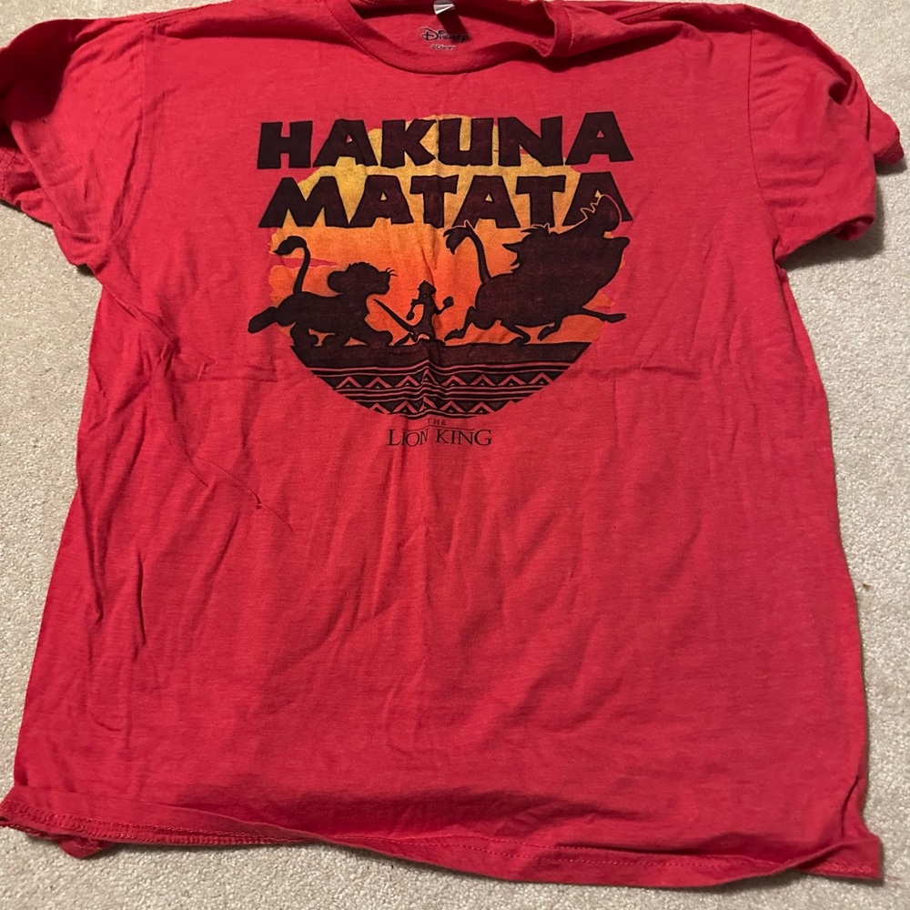 Red Hakuna Matata Graphic Tee